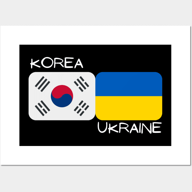 Korean Ukrainian - Korea, Ukraine Wall Art by The Korean Rage